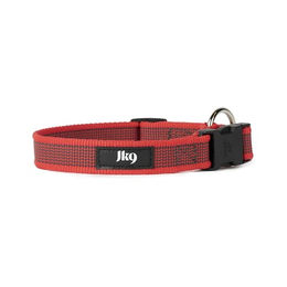 Julius-K9 Halsband Color & Gray Rot-Grau verstellbar 20 mm 27-42 cm – Bild 1 von 3