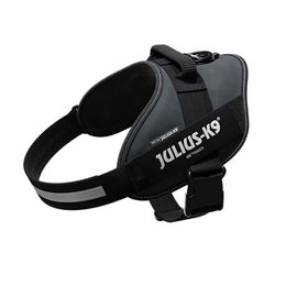 Julius-K9 Hundegeschirr aus Nylon in Grau Schwarz Größe XL für große Rassen – Bild 1 von 9