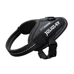 Julius-K9 Hundegeschirr XS Mini für Welpen in Grau Schwarz aus Nylon - 1 Stk. – Bild 1 von 13