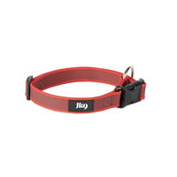 Produktbild von Julius-K9 Hundehalsband Color & Gray Rot-Grau verstellbar 25 mm 39-65 cm