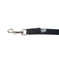 Produktbild von Julius-K9 Hundeleine Schwarz-Grau wasserabweisendes Gurtband 20 mm x 2 m