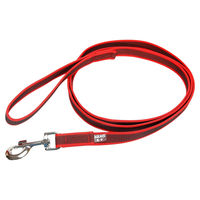Produktbild von Julius-K9 Hundeleine Super Grip wasserabweisend mit Handschlaufe Rot 2 m x 20 mm - 2 m