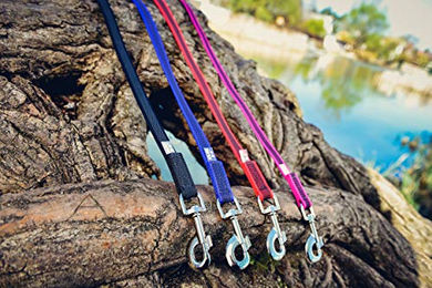 Julius-K9 Hundeleine Super Grip wasserabweisend Schwarz-Grau 3 m x 20 mm - 3 m – Bild 1 von 3