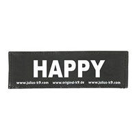 Produktbild von Julius-K9 Hundetraining Patch Happy Schwarz Größe L