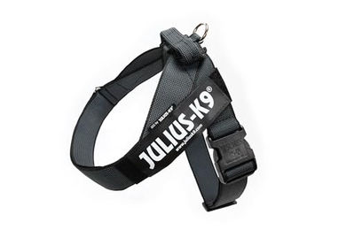 Julius-K9 IDC Color & Gray Führgeschirr Schwarz Grau Größe XXL für Riesenrassen wasserabweisend – Bild 1 von 7