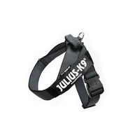 Produktbild von Julius-K9 IDC Color & Gray Führgeschirr Schwarz Grau Größe XXL für Riesenrassen wasserabweisend