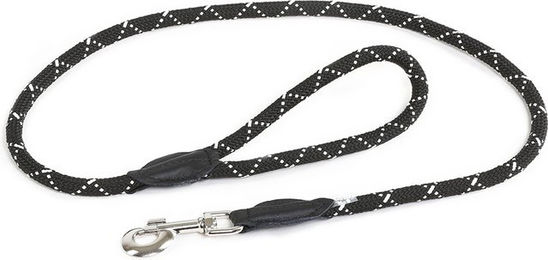 Julius-K9 IDC Führleine aus Nylon in Schwarz mit Zamak-Karabiner 120 cm – Bild 1 von 2