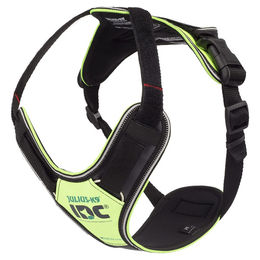 Produktbild von Julius-K9 IDC Longwalk Hundegeschirr gepolstert Neon/Grau Größe XL