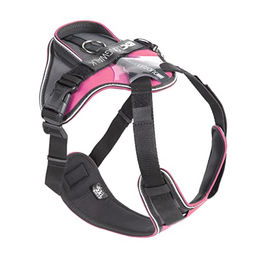 Julius-K9 IDC Longwalk Hundegeschirr Y-Geschirr aus Neopren Rosa-Grau Größe XXL – Bild 1 von 7