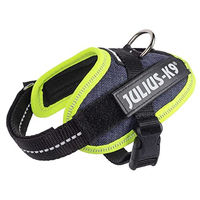 Produktbild von Julius-K9 IDC Power Geschirr Sportgeschirr für Welpen Mini in Jeans mit gelber Randverzierung