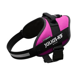 Julius-K9 IDC Power Hundegeschirr Sportgeschirr Rosa Schwarz Größe XL aus OEKO-TEX-zertifiziertem Polyester – Bild 1 von 10