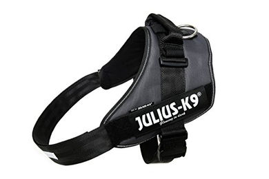 Julius-K9 IDC Powergeschirr für Hunde Riesenrassen aus Nylon Grau Schwarz Größe 3XL / 4 - 1 Stk. – Bild 1 von 5