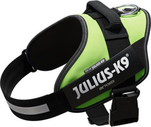 Julius-K9 IDC Powergeschirr Sportgeschirr für Hunde in Neon Grün Größe L aus Polyester mit ÖKO-TEX Standard - 1 Stk. – Bild 1 von 13