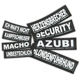 Produktbild von Julius-K9 Klettaufschrift Mini Blanko Logo Schwarz Größe S - 2 Stk.