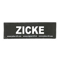 Produktbild von Julius-K9 Klettaufschrift Zicke Schwarz Klein