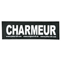 Produktbild von Julius-K9 Klettsticker Charmeur Größe S in Weiß und Schwarz