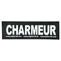 Produktbild von Julius-K9 Klettsticker Charmeur Größe S in Weiß und Schwarz