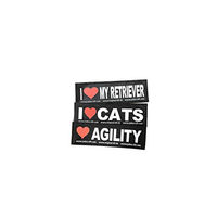 Produktbild von Julius-K9 Klettsticker Diva Schwarz Größe S