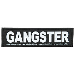 Produktbild von Julius-K9 Klettsticker Gangster Größe S in Schwarz oder Weiß