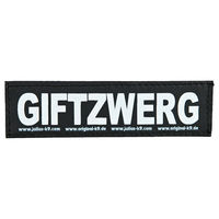 Produktbild von Julius-K9 Klettsticker Giftzwerg Größe XS in Weiß und Schwarz