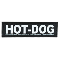 Produktbild von Julius-K9 Klettsticker Hot Dog Größe L in Weiß und Schwarz