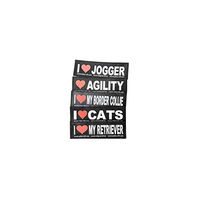Produktbild von Julius-K9 Klettsticker Hot Dog Größe S Schwarz