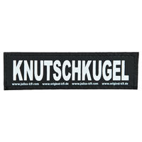 Produktbild von Julius-K9 Klettsticker Knutschkugel Größe L Weiß Schwarz