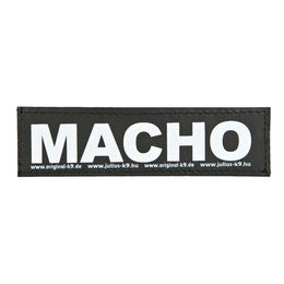 Produktbild von Julius-K9 Klettsticker Macho Größe S in Schwarz oder Weiß