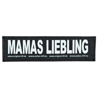 Produktbild von Julius-K9 Klettsticker Mamas Liebling Größe S in Weiß oder Schwarz