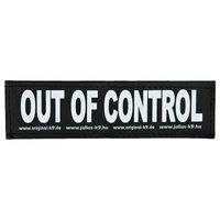 Produktbild von Julius-K9 Klettsticker Out of Control Größe S für Hunde