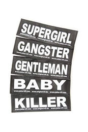 Julius-K9 Klettsticker Police in Schwarz Größe S – Bild 1 von 2