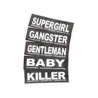 Produktbild von Julius-K9 Klettsticker Police in Schwarz Größe S