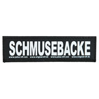 Produktbild von Julius-K9 Klettsticker Schmusebacke Größe S in Weiß und Schwarz