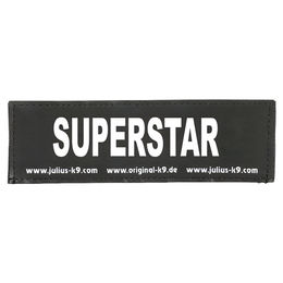 Produktbild von Julius-K9 Klettsticker Superstar Set für Hundegeschirre in Weiß und Schwarz