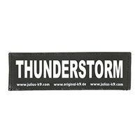 Produktbild von Julius-K9 Klettsticker Thunderstorm klein Schwarz