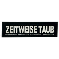 Produktbild von Julius-K9 Klettsticker Zeitweise Taub für Hundegeschirr Schwarz Größe S
