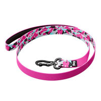 Produktbild von Julius-K9 MoreColor Hundeleine mit neoprengefüttertem Griff Pink-Grau 1,2 m - 120 cm