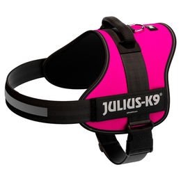 Julius-K9 Powergeschirr für Hunde in Fuchsia, Größe XXL, wasserabweisend aus Polyester – Bild 1 von 7