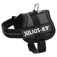Produktbild von Julius-K9 Powergeschirr für Welpen in Grau Schwarz Größe XS - 1 Stk.