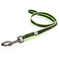 Produktbild von Julius-K9 Premium Joggingleine Schwarz Neon Gelb 130 cm - 130 cm