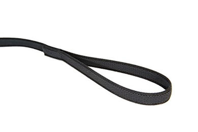 Julius-K9 Schleppleine aus wasserabweisendem Gurtband Schwarz-Grau 3 m - 3 m – Bild 1 von 3