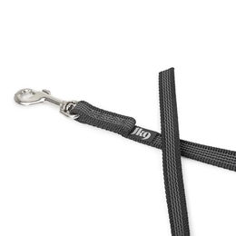 Produktbild von Julius-K9 Schleppleine gummiert Schwarz-Grau 2 m