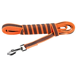 Produktbild von Julius-K9 Schleppleine Super Grip aus Nylon mit Handschlaufe Orange 5 m - 5 m
