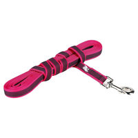 Produktbild von Julius-K9 Schleppleine Super Grip wasserabweisend gummiert Rosa-Grau 20 mm x 5 m - 5 m