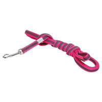 Produktbild von Julius-K9 Super Grip Führleine gummiert pink-grau 3 m x 14 mm - 3 m