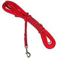 Produktbild von Julius-K9 Super Grip Führleine mit Handschlaufe Rot 10 m x 14 mm - 10 m