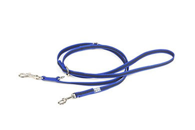 Produktbild von Julius-K9 Super Grip Führleine wasserabweisend verstellbar Blau-Grau 2,2 m - 2,2 m