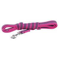 Produktbild von Julius-K9 Super Grip Führleine waterproof Rosa-Grau 3 m x 20 mm - 3 m