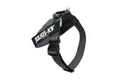 Julius-K9 Wasserabweisendes Hundegeschirr Gurtbandgeschirr Schwarz XL für große Rassen – Bild 1 von 6