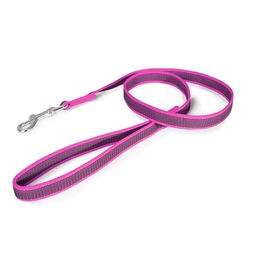 Julius-K9 Waterproof Nylon Führleine Rosa-Grau 20 mm x 1 m - 1 m – Bild 1 von 2